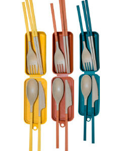 WHEAT FIBER CUTLERY SET CE58-F068