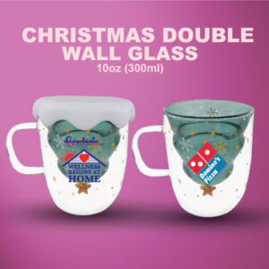CHRISTMAS DOUBLE WALL GLASS-F001