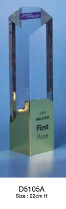 Crystal Trophy D5105 A/B/C-F013