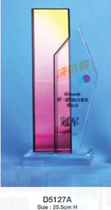 CRYSTAL PLAQUE D5127 A/B/C - F013