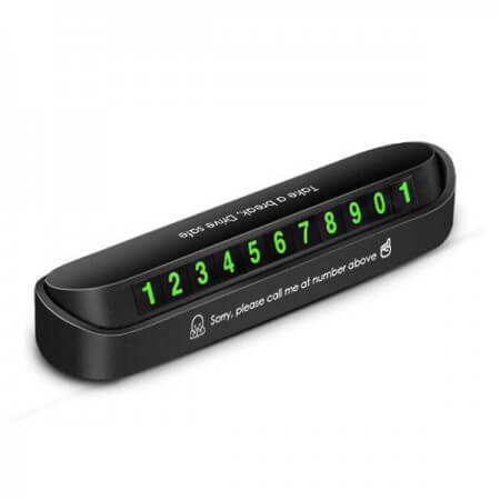 Foldable Parking Car Plate Number GT053-F072