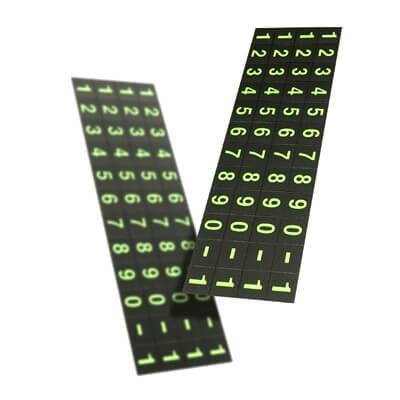 Foldable Parking Car Plate Number GT053-F072