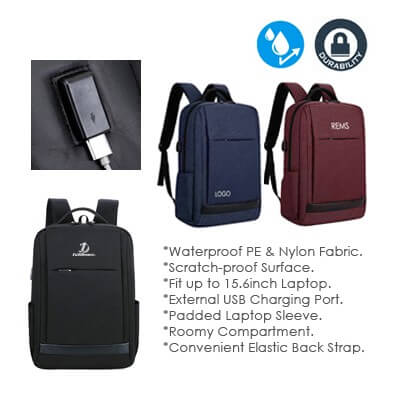 15.6 INCHES MARK REPELLENT LAPTOP BACKPACK GTBG19 -F072 Not In Stock