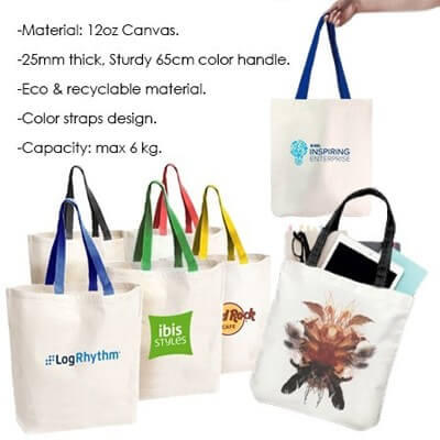 Duo Tone Canvas Bag 02 - 12oz (400x350x100) GTBG51-F072