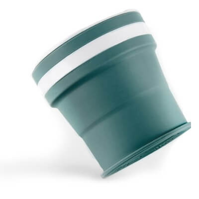 Collapsible Silicone Mug with Cover GTDW047-F072