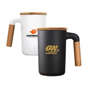 DESIGNER Ceramic Mug with Wooden Handle GTDW054-F072