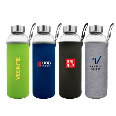 NEO Glass Bottle With Neoprene Pouch GTDW069-F072
