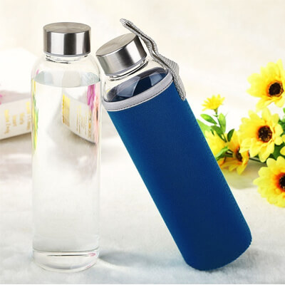 NEO Glass Bottle With Neoprene Pouch GTDW069-F072