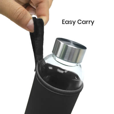 NEO Glass Bottle With Neoprene Pouch GTDW069-F072