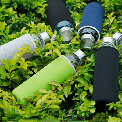 NEO Glass Bottle With Neoprene Pouch GTDW069-F072