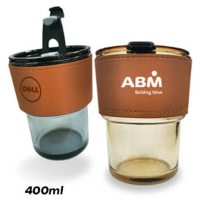 MONTE 2 Premium Color Glass Mug with PU Sleeve GTDW070-F072