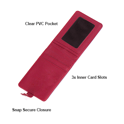 PU ID HOLDER FLIP OPEN WALLET GTNC02-F072