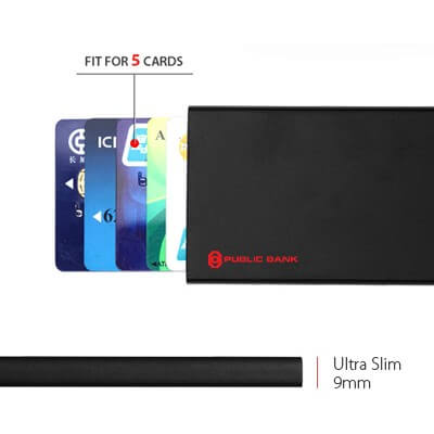 RFID BLOCK METAL CREDIT CARD HOLDER GTNC03-F072