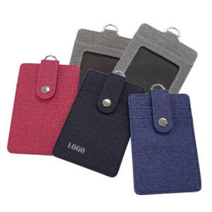 KOREA FABRIC ID HOLDER WITH SNAP CLOSURE GTNC08-F072
