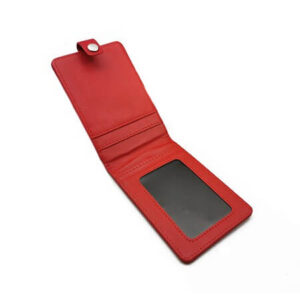 Smooth PU ID Holder Flip Open Wallet GTNC19-F072