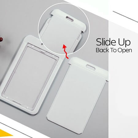 WIN Slide Up Slim ID Tag Holder GTNC21-RS-F072