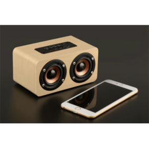 Wooden PURE Sound Bluetooth Speaker with Built-in Battery GTS01-F072