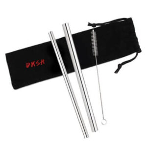 3-in-1 Stainless Steel Drinking Straw Canvas Set 02 GTTB006-F072