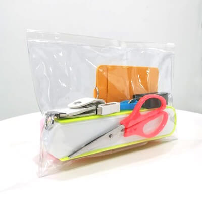 PVC TRANSPARENT ZIPLOCK POUCH M SIZE GTTG47 -F072