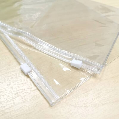 PVC TRANSPARENT ZIPLOCK POUCH M SIZE GTTG47 -F072