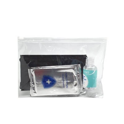 PVC TRANSPARENT ZIPLOCK POUCH M SIZE GTTG47 -F072