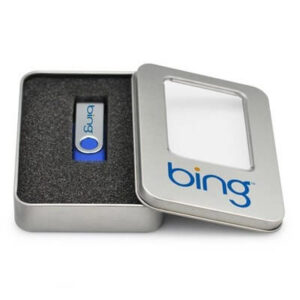 HALF WINDOW USB METAL TIN BOX GTUP02-F072