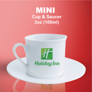 MINI CUP & SAUCER -F001