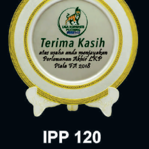 Exclusive Gold Tray Plaque IPP 120 -F023