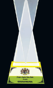 EXCLUSIVE CRYSTAL TROPHY ICT 712-A/B/C -F023