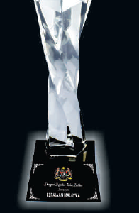 EXCLUSIVE CRYSTAL TROPHY ICT 703-A/B/C -F023