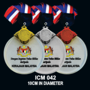 Fusion Crystal Medal ICM 042-023