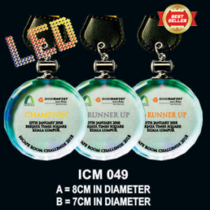 Fusion LED Crystal Medal ICM 049-023