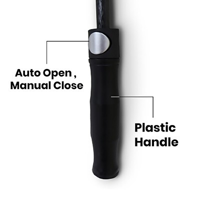 GTUB022-27 INCHES AUTO-OPEN INNER BLACK COATED QUALTY GOLF BIG UMBRELLA-F072
