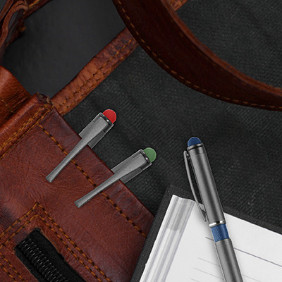 GTMP19 COLOUR TONE PUSH ACTION METAL BALL PEN STYLUS - F072