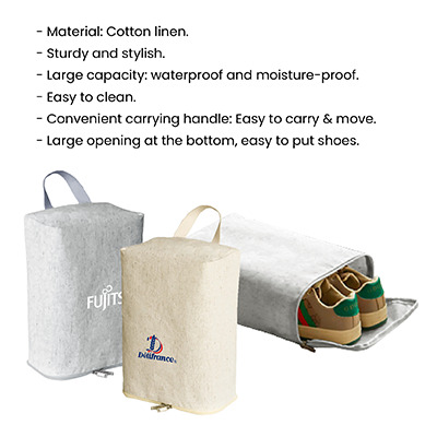GTBG86 EGYPT ECO COTTON SHOES TRAVEL POUCH BAG - INDEX 072