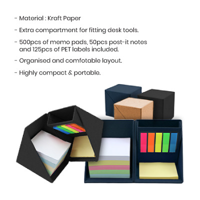 GTNP01 NUBIC ECO - CUBE MEMO NOTEPAD-F072