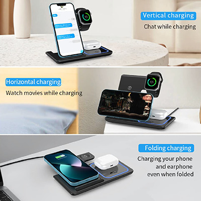 GTEG43 PHANTOM 3 IN 1 WIRELESS CHARGER STATION - F072