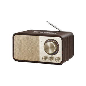 GTEG45 RETRO WOODEN BLUETOOTH SPEAKER WITH FM RADIO– 1800mAh-F072