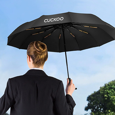 GTUB021 XIXILIA 23 INCHES AUTO OPEN 12 PANEL DOUBLE RIBS UMBRELLA-F072